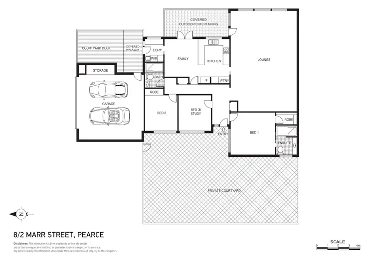 Floorplan of Homely house listing, 8/2 Marr Street, Pearce ACT 2607