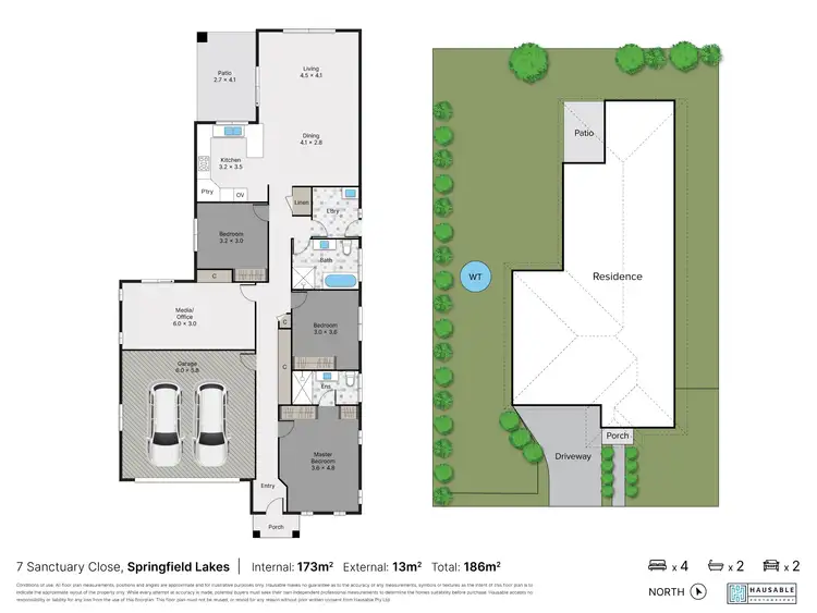 Floorplan of Homely house listing, 7 Sanctuary Close, Springfield Lakes QLD 4300
