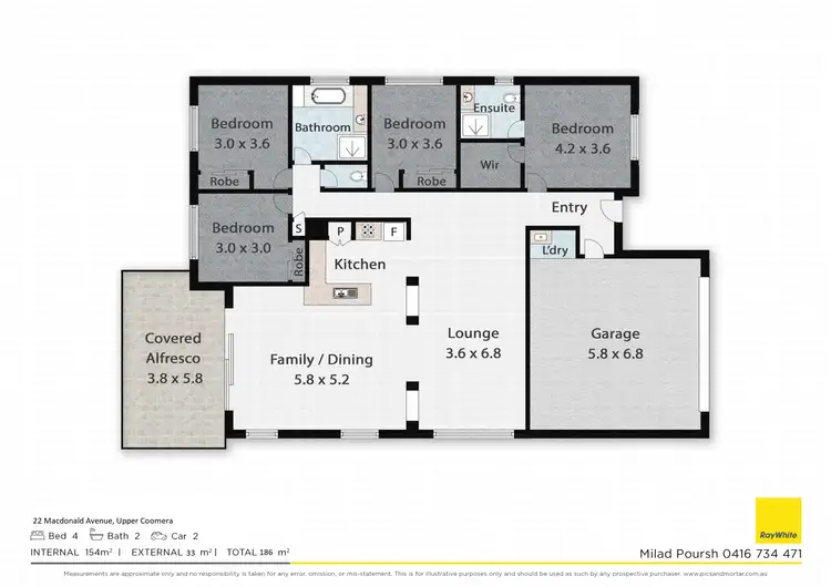 Floorplan of Homely house listing, 22 Macdonald Avenue, Upper Coomera QLD 4209
