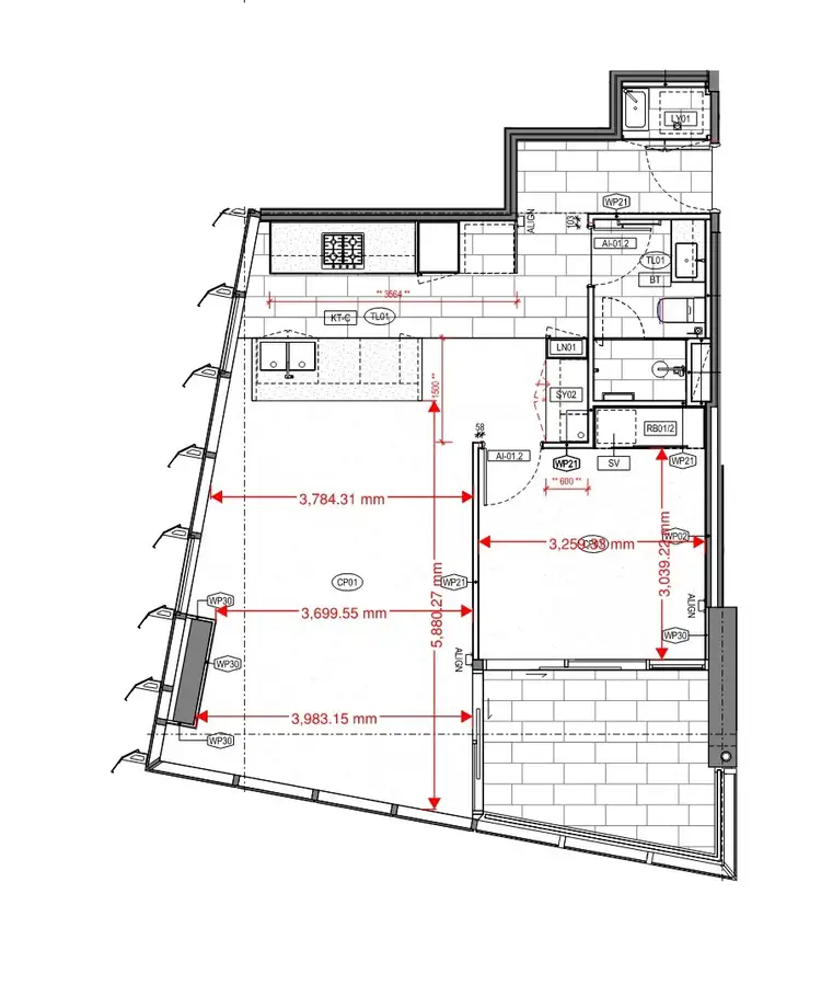 Floorplan of Homely apartment listing, 606/12-18 Philip Avenue, Broadbeach QLD 4218