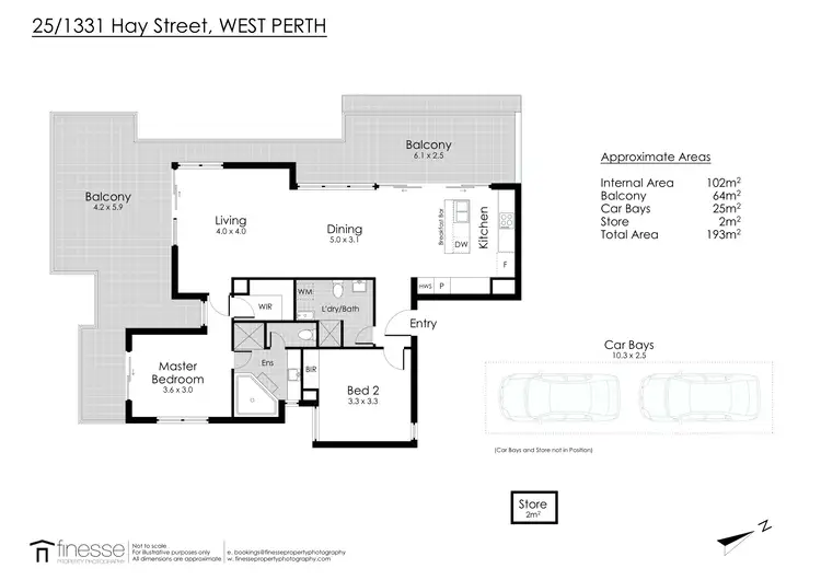Floorplan of Homely apartment listing, 25/1331 Hay Street, West Perth WA 6005