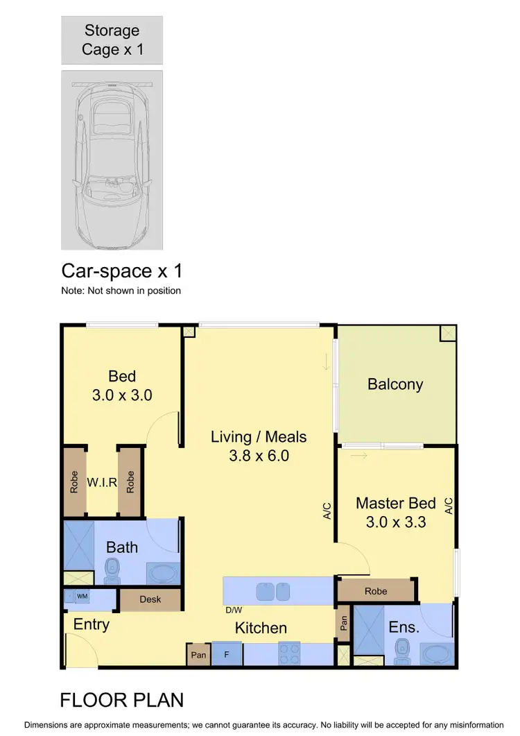 Floorplan of Homely apartment listing, 107C/408 Burwood Highway, Wantirna South VIC 3152