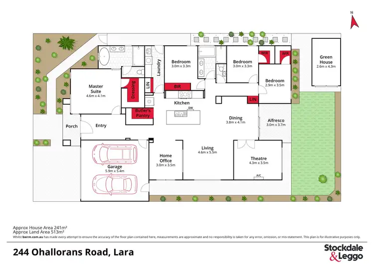 Floorplan of Homely house listing, 244 Ohallorans Road, Lara VIC 3212