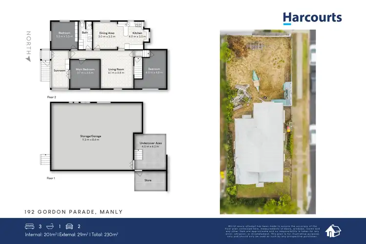 Floorplan of Homely house listing, 192 Gordon Parade, Manly QLD 4179