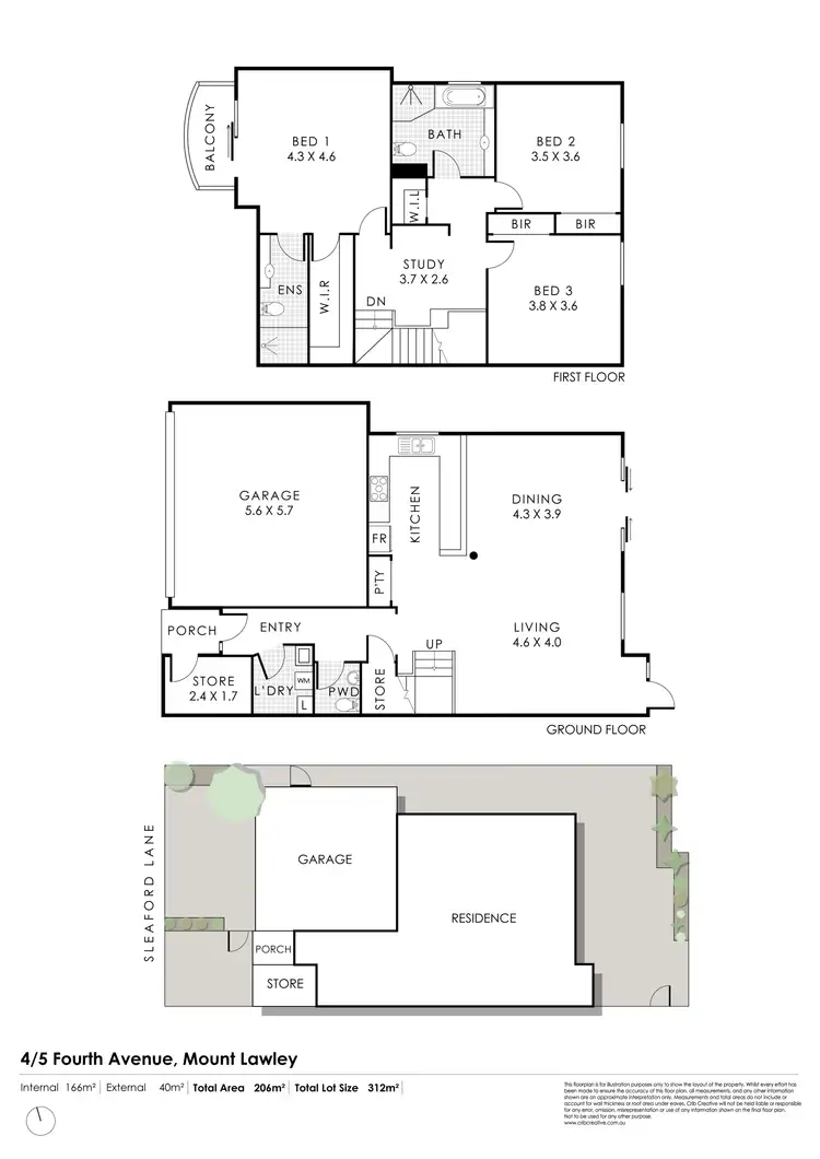 Floorplan of Homely house listing, 4/5 Fourth Avenue, Mount Lawley WA 6050