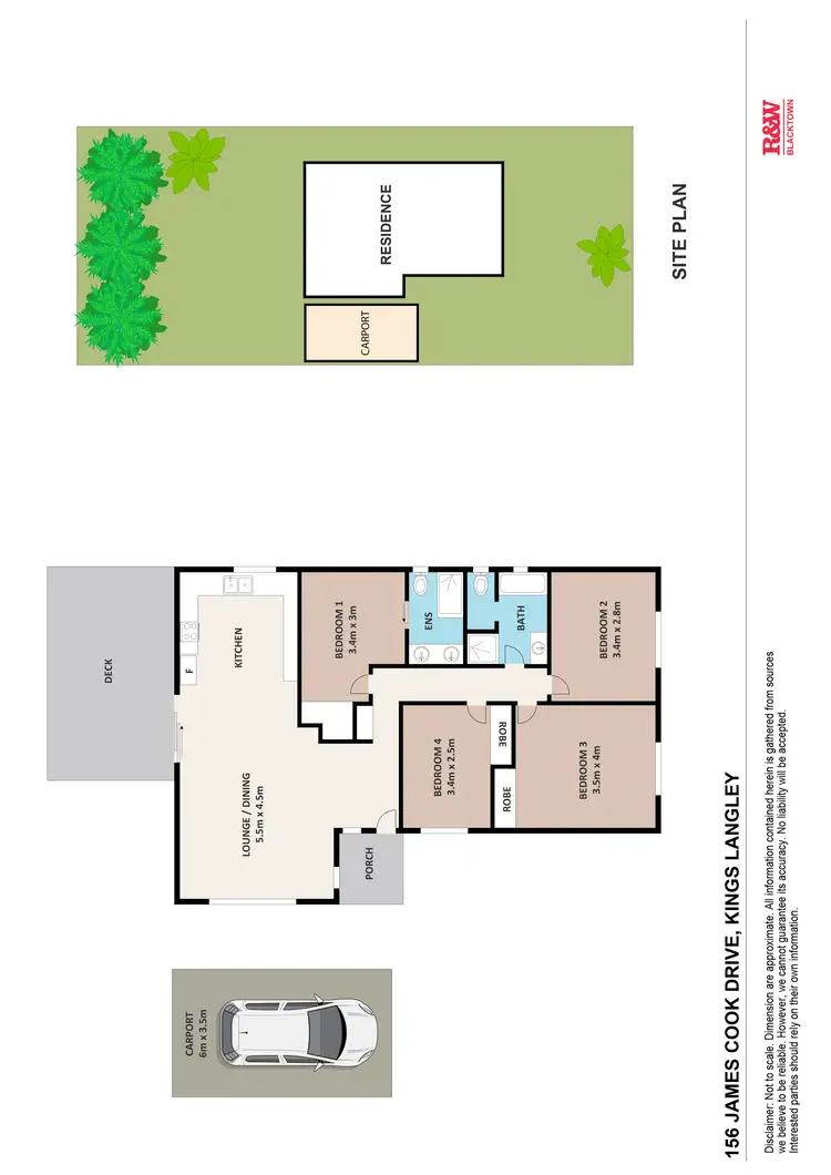 Floorplan of Homely house listing, 156 James Cook Drive, Kings Langley NSW 2147