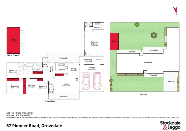 Floorplan of Homely house listing, 67 Pioneer Road, Grovedale VIC 3216