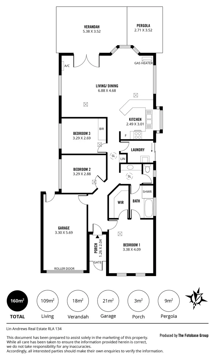 Floorplan of Homely house listing, 5 Farrow Place, Mile End SA 5031