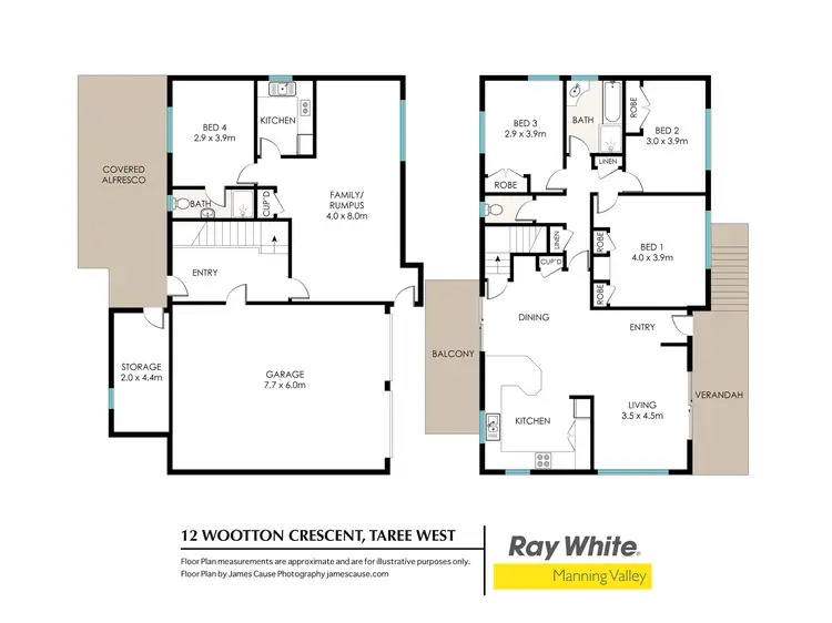 Floorplan of Homely house listing, 12 Wootton Crescent, Taree NSW 2430