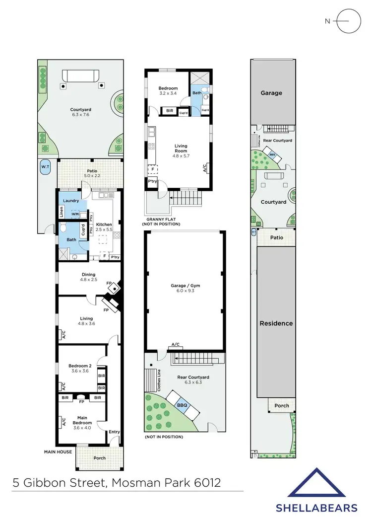 Floorplan of Homely house listing, 5 Gibbon Street, Mosman Park WA 6012