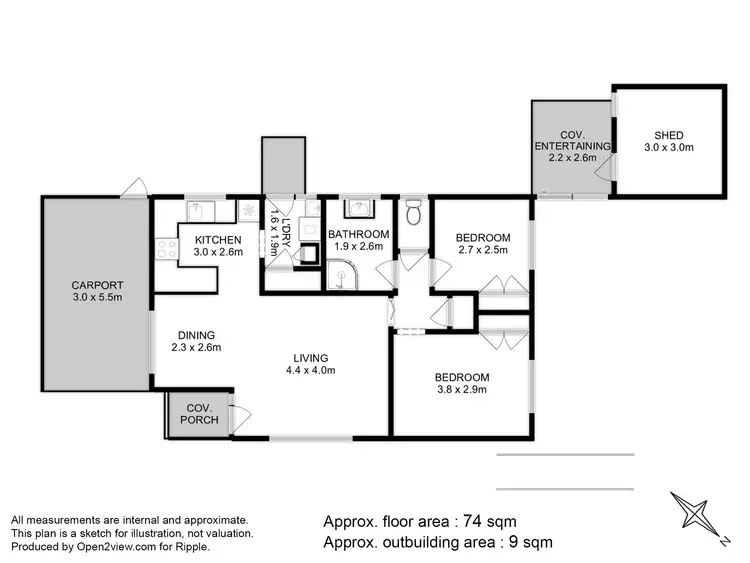 Floorplan of Homely villa listing, 7/27 Montrose Road, Montrose TAS 7010