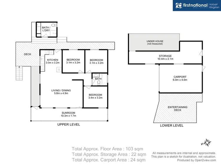 Floorplan of Homely house listing, 970 Adventure Bay Road, Adventure Bay TAS 7150