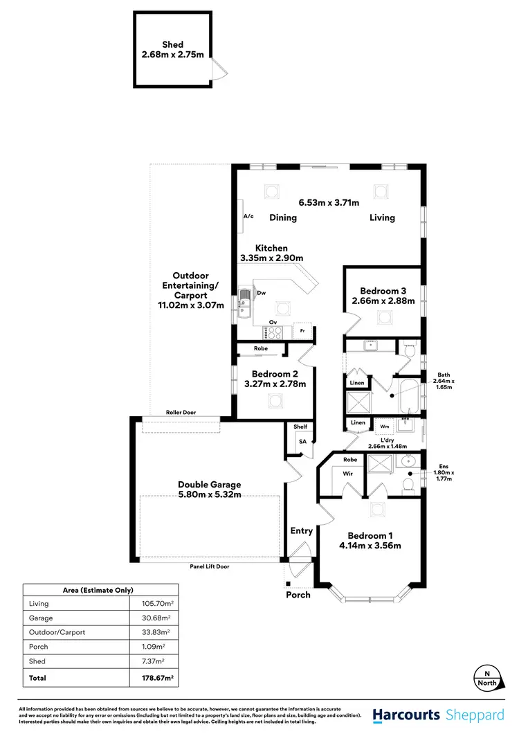 Floorplan of Homely house listing, 1a McKay Avenue, Windsor Gardens SA 5087