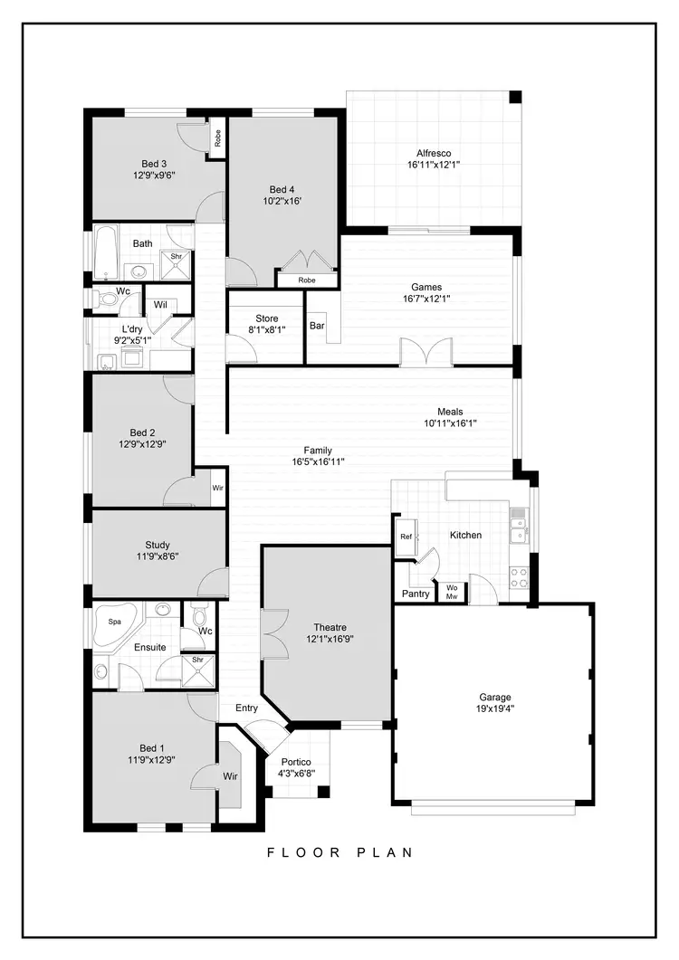 Floorplan of Homely house listing, 82 Birkett Avenue, Beeliar WA 6164