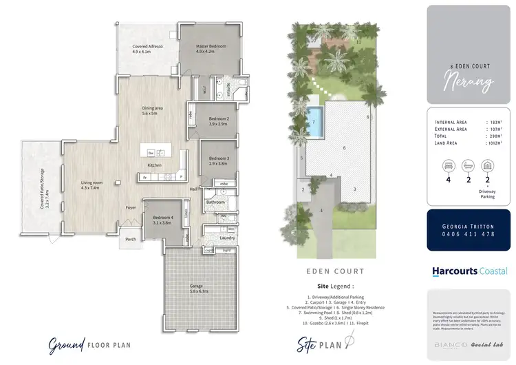 Floorplan of Homely house listing, 8 Eden Court, Nerang QLD 4211