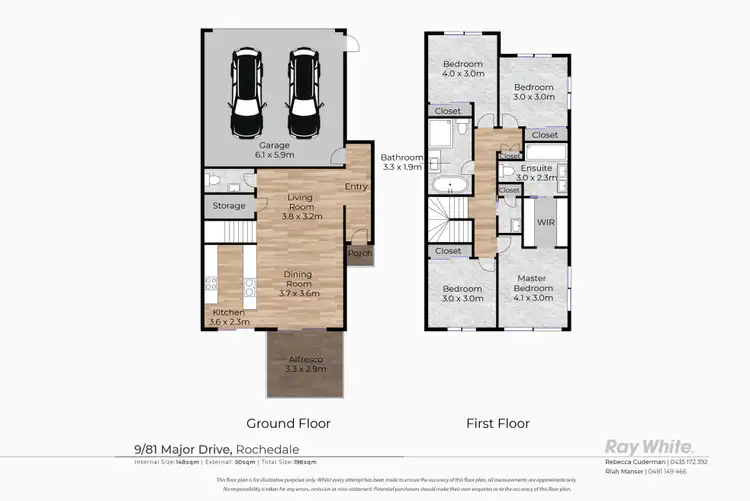 Floorplan of Homely townhouse listing, 9/81 Major Drive, Rochedale QLD 4123