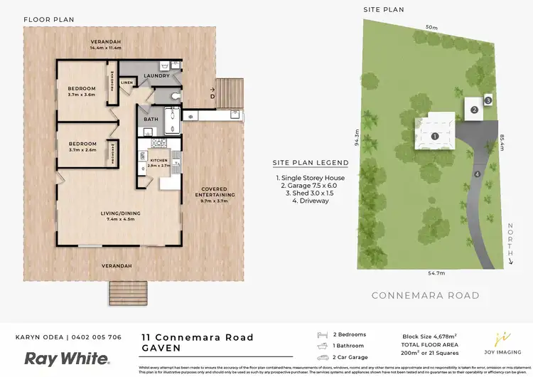 Floorplan of Homely house listing, 11 Connemara Road, Gaven QLD 4211