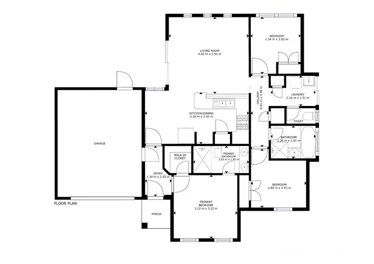 Floorplan of Homely house listing, 96 Amherst Road, Canning Vale WA 6155