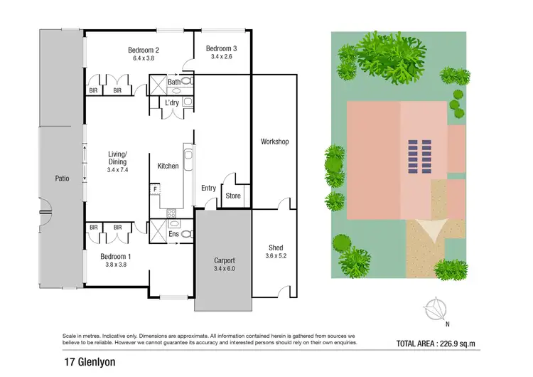Floorplan of Homely house listing, 17 Glenlyon Drive, Wulguru QLD 4811