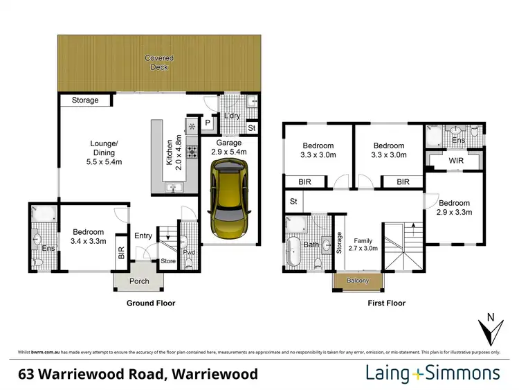 Floorplan of Homely house listing, 63 Warriewood Road, Warriewood NSW 2102