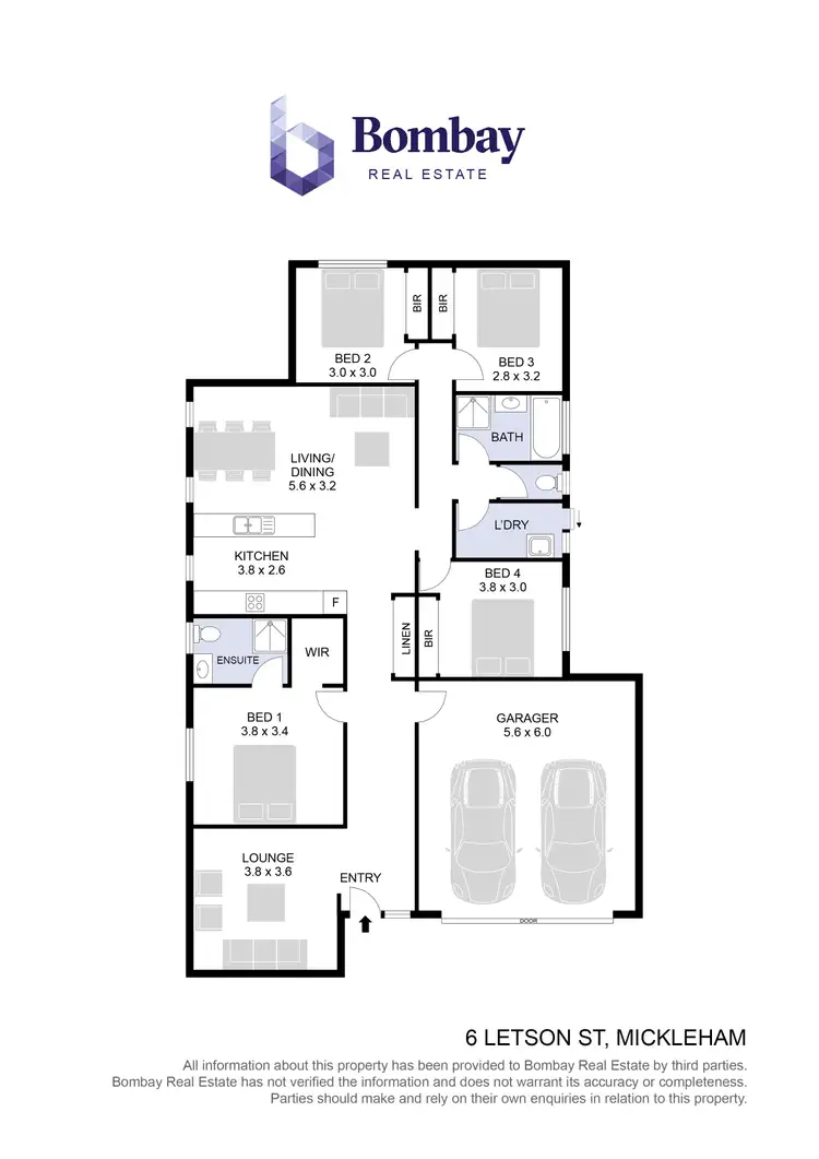 Floorplan of Homely house listing, 6 Letson Street, Mickleham VIC 3064