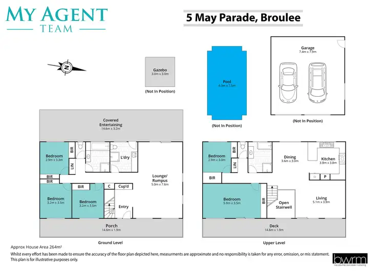 Floorplan of Homely house listing, 5 May Parade, Broulee NSW 2537