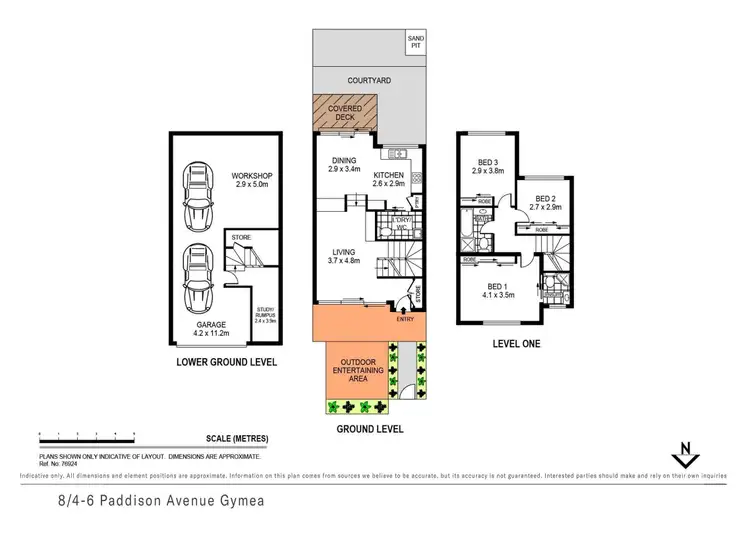 Floorplan of Homely townhouse listing, 8/4-6 Paddison Avenue, Gymea NSW 2227