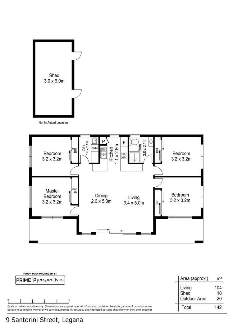 Floorplan of Homely house listing, 9 Santorini Street, Legana TAS 7277