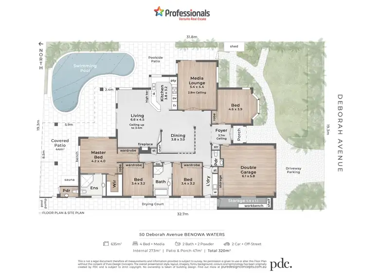 Floorplan of Homely house listing, 50 Deborah Avenue, Benowa Waters QLD 4217