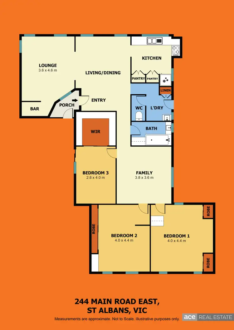 Floorplan of Homely house listing, 244 Main Road East, St Albans VIC 3021