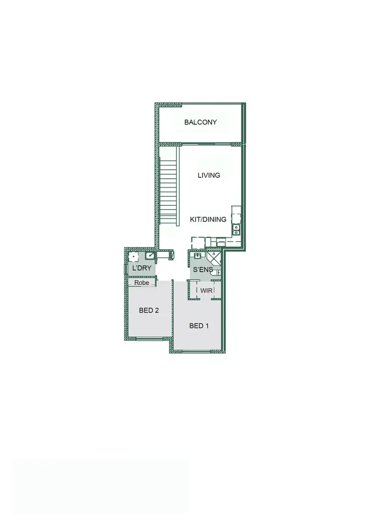 Floorplan of Homely apartment listing, 8/33 Cooper Street, Mandurah WA 6210