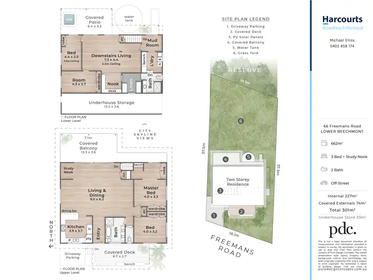 Floorplan of Homely house listing, 66 Freemans Road, Lower Beechmont QLD 4211