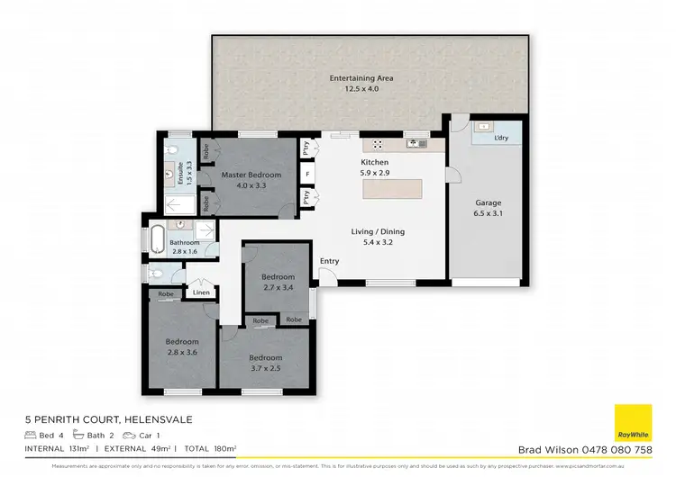 Floorplan of Homely house listing, 5 Penrith Court, Helensvale QLD 4212