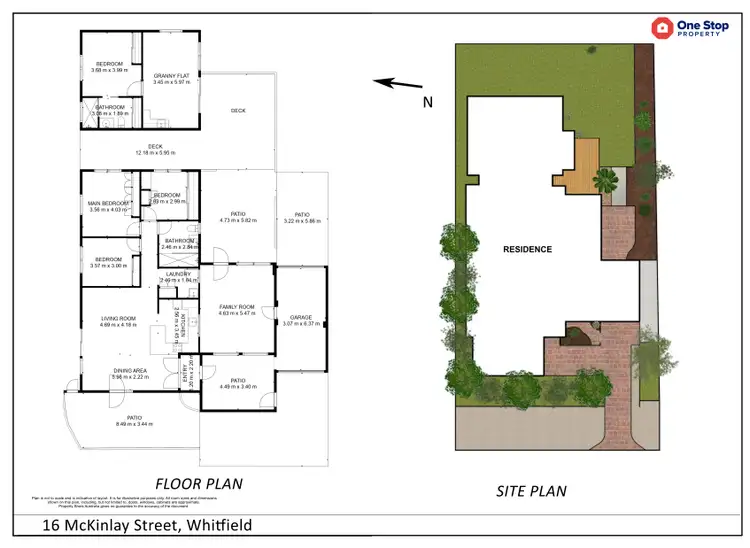Floorplan of Homely house listing, 16 Mckinlay Street, Whitfield QLD 4870