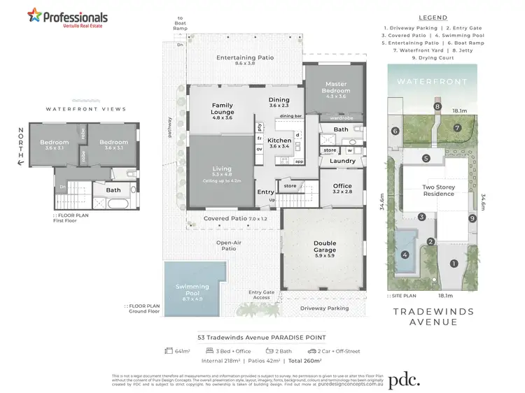 Floorplan of Homely house listing, 53 Tradewinds Avenue, Paradise Point QLD 4216