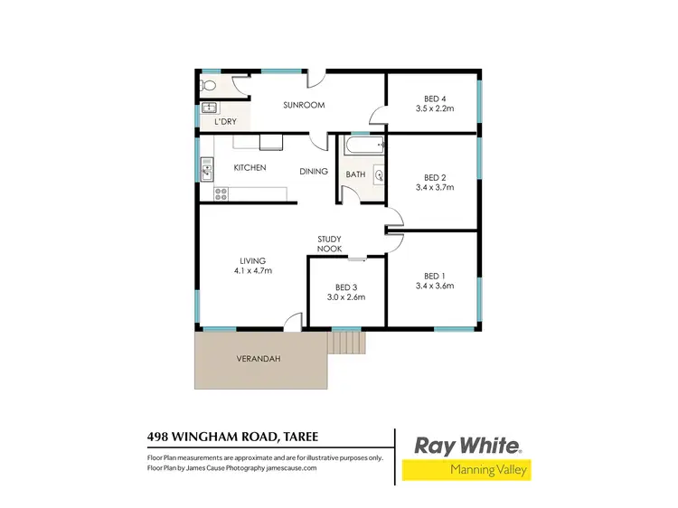 Floorplan of Homely house listing, 498 Wingham Road, Taree NSW 2430