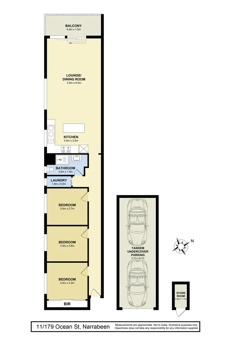 Floorplan of Homely apartment listing, 11/179 Ocean Street, Narrabeen NSW 2101