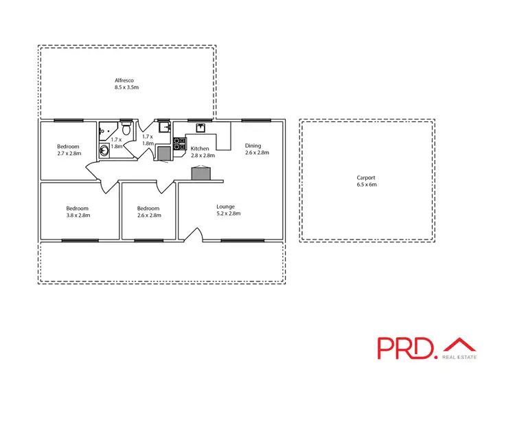Floorplan of Homely house listing, 25 Emmett Street, Ouyen VIC 3490