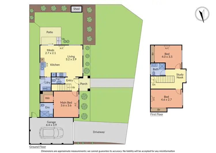 Floorplan of Homely townhouse listing, 42 Johnson Drive, Ferntree Gully VIC 3156