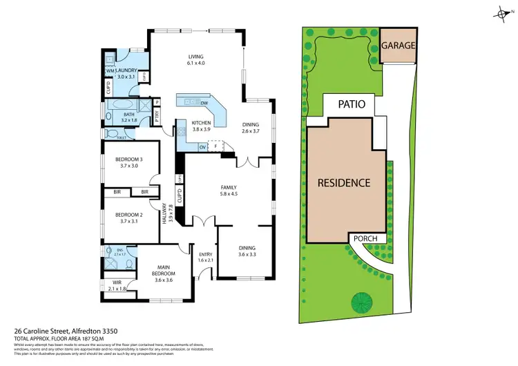 Floorplan of Homely house listing, 26 Caroline Street, Alfredton VIC 3350