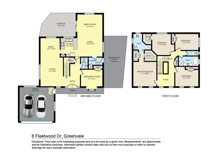 Floorplan of Homely house listing, 8 Fleetwood Drive, Greenvale VIC 3059