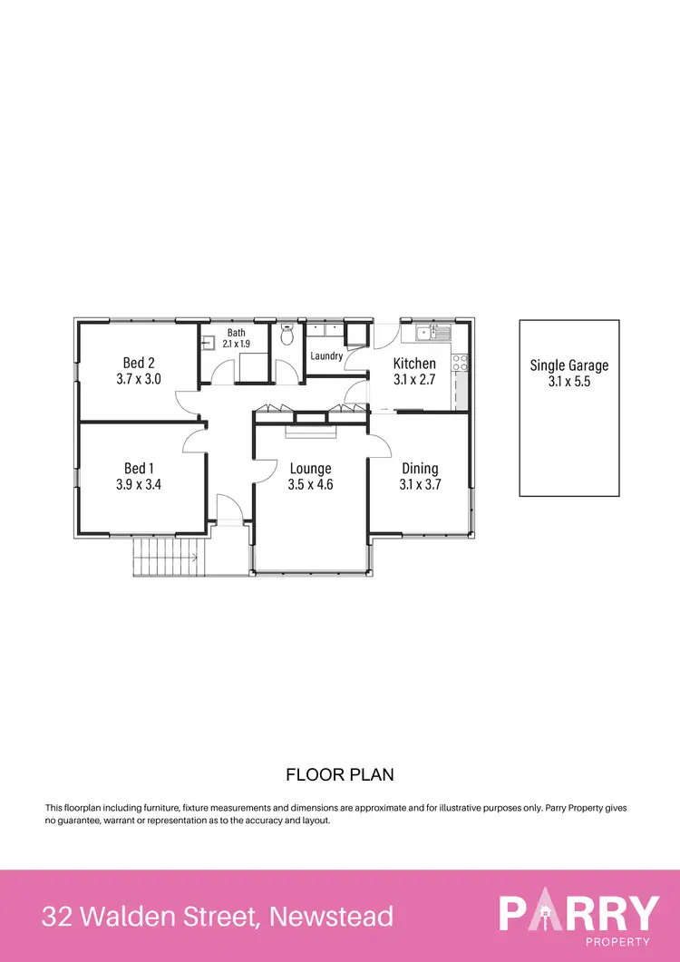 Floorplan of Homely house listing, 32 Walden Street, Newstead TAS 7250