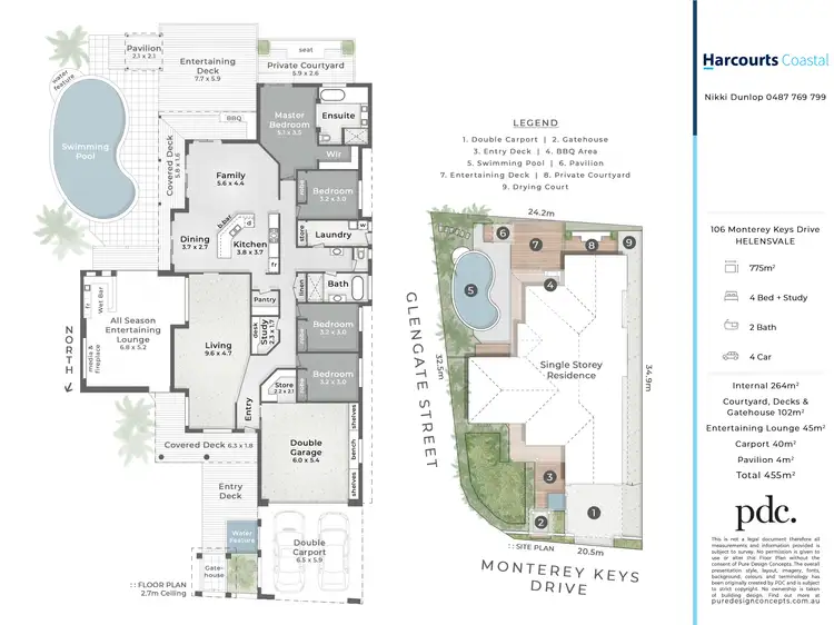 Floorplan of Homely house listing, 106 Monterey Keys Drive, Helensvale QLD 4212