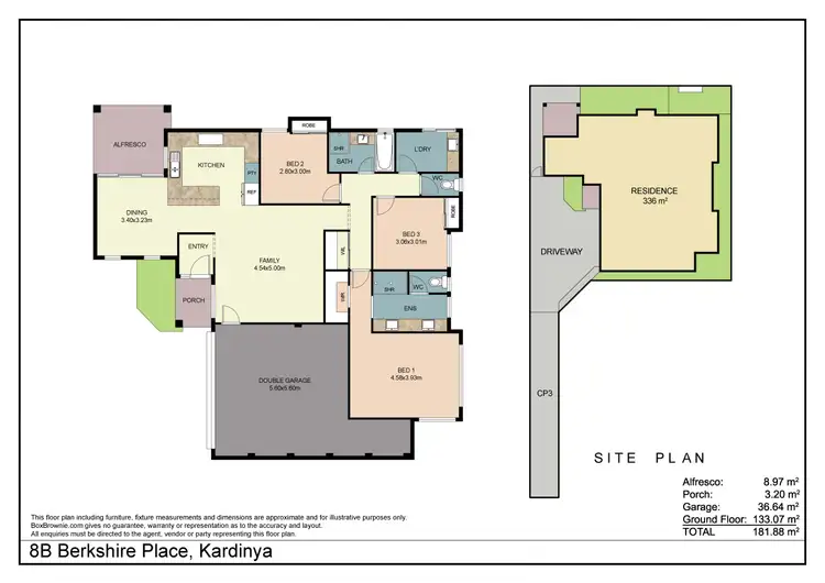 Floorplan of Homely house listing, 8B Berkshire Place, Kardinya WA 6163