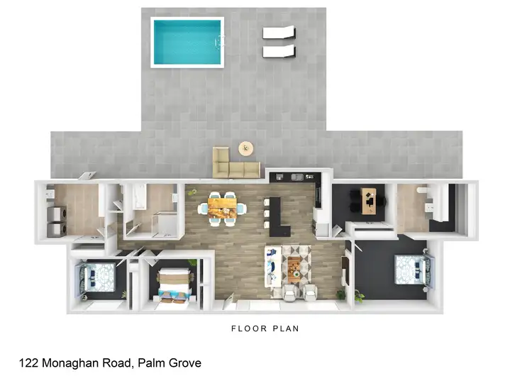 Floorplan of Homely house listing, 122 Monaghan Road, Conway QLD 4800