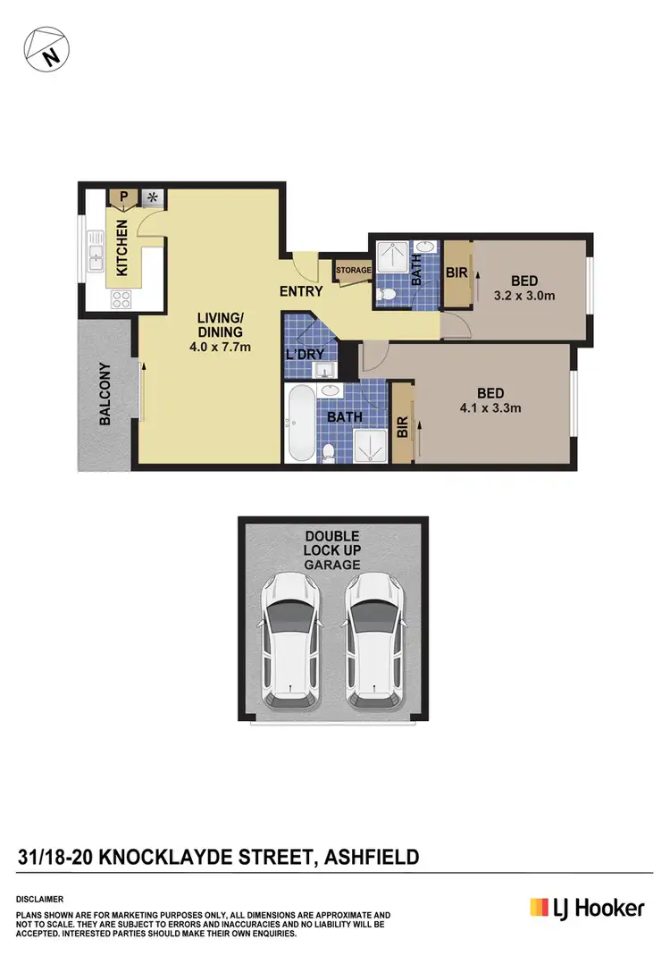 Floorplan of Homely apartment listing, 31/18-20 Knocklayde Street, Ashfield NSW 2131