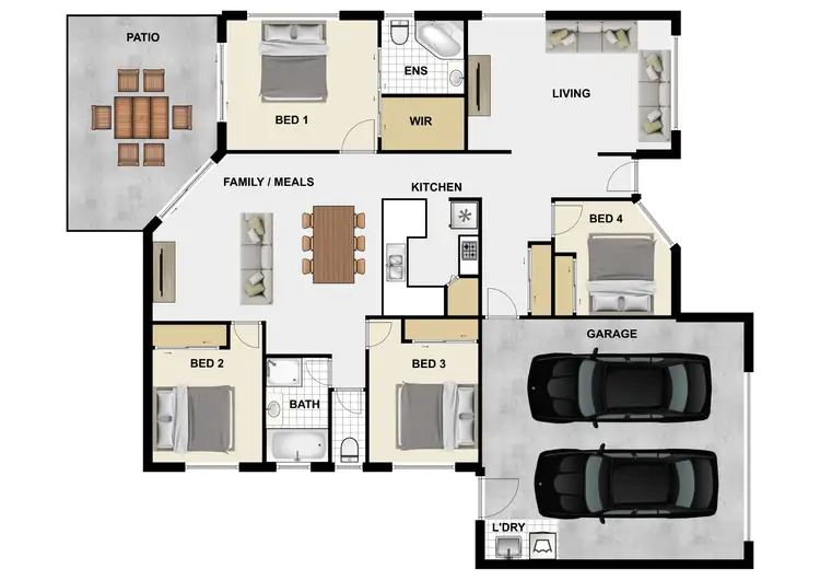 Floorplan of Homely house listing, 32 Tranquillity Circle, Brassall QLD 4305