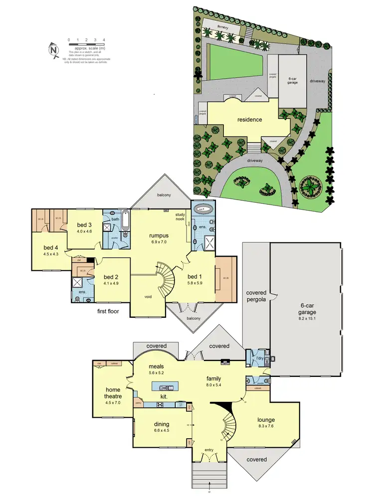 Floorplan of Homely house listing, 25 Parkside Boulevard, Lysterfield South VIC 3156