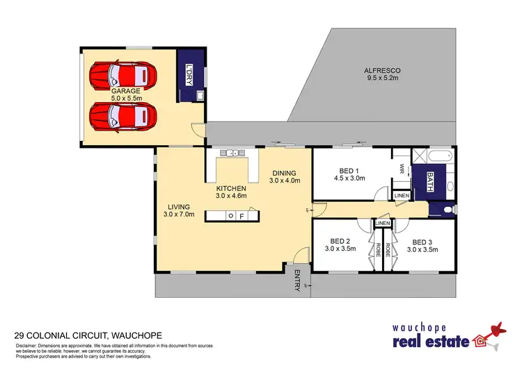 Floorplan of Homely house listing, 29 Colonial Circuit, Wauchope NSW 2446