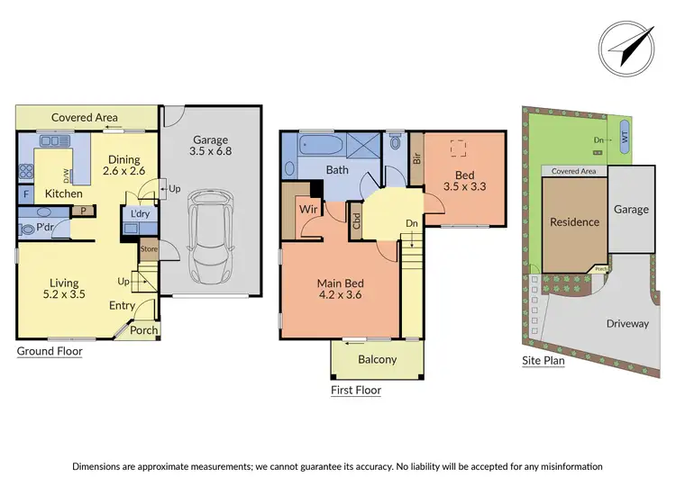 Floorplan of Homely townhouse listing, 5/19 King Street, Bayswater VIC 3153